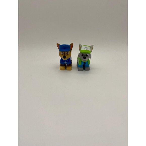 Megablocks Paw Patrol Chase and Rocky Figurine Toys - Picture 1 of 6